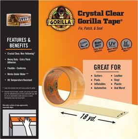 img 2 attached to 🦍 Unleash the Power of Gorilla Crystal Clear Duct Tape for Ultimate Bonding