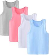 breathable girls' clothing: anktry camisole undershirts for ultimate comfort logo