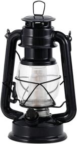 img 4 attached to 🏮 YAKii Vintage 12-LED Metal Oil Lamp: Hurricane Lantern, Battery-Powered Decorations