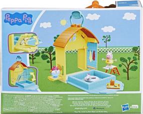 img 2 attached to 🏊 Незабываемое веселье с бассейном для плавания Hasbro PEP PEPPAS: Погрузитесь в радость!