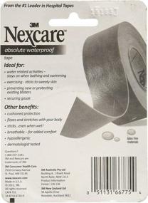 img 1 attached to Nexcare Absolute Waterproof Tape: 🌊 The Ultimate Waterproof Solution for Wound Protection