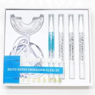 🦷 advanced teeth whitening kit with led light, includes teeth whitening pen (3pcs), 35% carbamide peroxide gel, desensitizing pen, and 2 weeks of whitening logo
