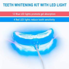 img 3 attached to 🦷 Advanced Teeth Whitening Kit with LED Light, Includes Teeth Whitening Pen (3pcs), 35% Carbamide Peroxide Gel, Desensitizing Pen, and 2 Weeks of Whitening