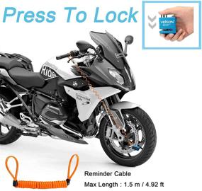 img 3 attached to Motorcycle Anti Theft Motoboy Waterproof Rustproof