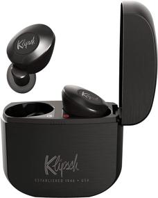 img 4 attached to Klipsch T5 II True Wireless Bluetooth 5.0 Earphones: Gunmetal Edition with Transparency Mode, Beamforming Mics, Best Fitting Ear Tips, & 32-Hour Battery Life in Slim Charging Case