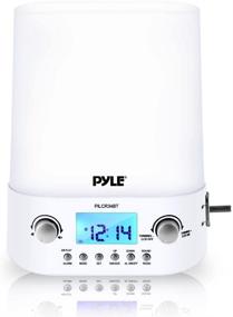 img 3 attached to 📻 Радиобудильник Pyle PILCR34BT_0 с Bluetooth: Встроенные динамики, LED-дисплей, функция "рассвет-закат" - Идеально подходит для глубокого сна, релаксации и медитации.