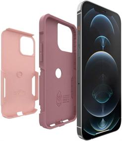 img 1 attached to OtterBox Commuter Series Case For IPhone 12 Pro Max - Ballet Way (Pink Salt/Blush)