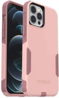 otterbox commuter series case for iphone 12 pro max - ballet way (pink salt/blush) logo