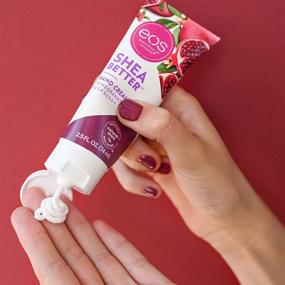 img 3 attached to 🤲 eos Shea Better Hand Cream - Pomegranate Raspberry | Natural Shea Butter Lotion for 24 Hour Hydration | 2.5 oz