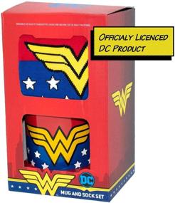 img 2 attached to 🦸 Wonder Woman Coffee Mug and Sock Set - Genuine Licensed DC Comics Product for Sale