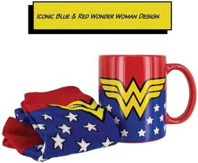 img 1 attached to 🦸 Wonder Woman Coffee Mug and Sock Set - Genuine Licensed DC Comics Product for Sale