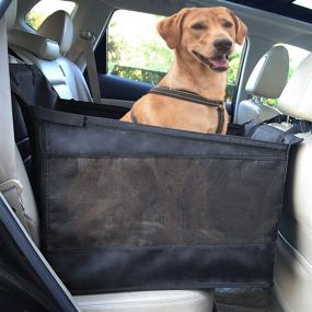 img 4 attached to 🐶 Ablechien Dog Car Seat Extender - Single Pet Car Seat for Cars, Trucks, and SUVs | Water-Resistant Dog Seat