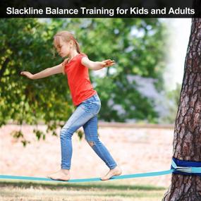 img 1 attached to 🧗 Slackline Accessories for Obstacle Course Climbing