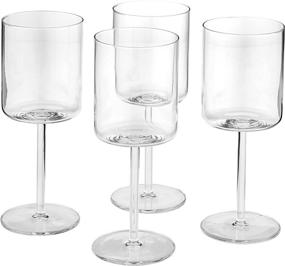 img 3 attached to Schott Zwiesel Tritan Crystal Glass Modo Stemware Collection White Wine Glass Set - 13.5-Ounce, Pack of 4