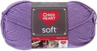 🧶 red heart soft yarn, lilac - luxurious and silky smooth yarn for cozy creations logo