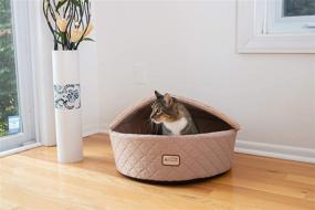 img 2 attached to Medium Light Apricot Armarkat Cat Bed: Best SEO-Optimized Pet Product