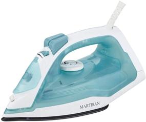 img 4 attached to 🔥 Efficient MARTISAN SG-6007 Steam Iron: Non-Stick Soleplate, Variable Temperature & Steam Control, Anti-Drip, Rapid Heating - Light Green