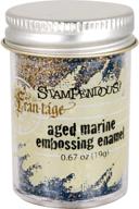 🌊 crafting enamel: stampendous freg037 marine aged embossing logo