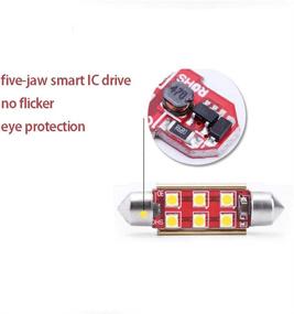 img 2 attached to 🚗 TOTMOX 2X Car Bulb: 12V Refrigerator LED Replacement Suitable for Trailer Camper RV