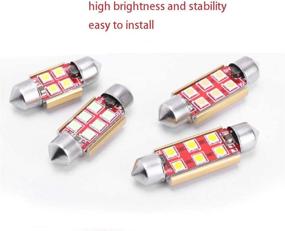 img 1 attached to 🚗 TOTMOX 2X Car Bulb: 12V Refrigerator LED Replacement Suitable for Trailer Camper RV