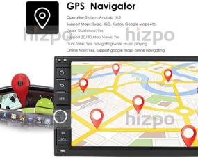 img 1 attached to 🚗 Advanced 4G Bluetooth GPS Radio RDS Mirror-Link SD WiFi Steering Wheel Control 7 Inch Navigation Android 10 Octa Core Double Din Car Stereo