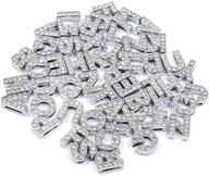 auear rhinestone alphabet wristbands bracelets logo