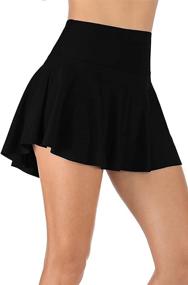img 4 attached to Micosuza Womens Waisted Pleated Tankini Women's Clothing in Dresses