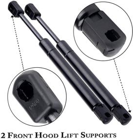 img 2 attached to 🚗 Youxmoto Front Hood Lift Supports Struts Gas Springs 4026 SG404015: Ford Explorer & Mercury Mountaineer - Set of 2