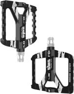 arcwares bicycle pedals: high-grip road bike pedals, lightweight ergonomic design for bikes, waterproof and dustproof mtb pedals with wide comfortable aluminum pedals logo