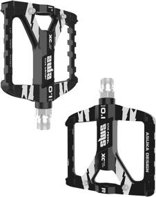 img 4 attached to Arcwares Bicycle Pedals: High-Grip Road Bike Pedals, Lightweight Ergonomic Design for Bikes, Waterproof and Dustproof MTB Pedals with Wide Comfortable Aluminum Pedals