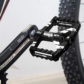 img 2 attached to Arcwares Bicycle Pedals: High-Grip Road Bike Pedals, Lightweight Ergonomic Design for Bikes, Waterproof and Dustproof MTB Pedals with Wide Comfortable Aluminum Pedals