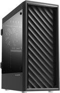 zalman t7 atx mid tower premium computer pc case: предустановленные вентиляторы 120 мм, акриловая боковая панель, сетчатый дизайн, черный - максимальное охлаждение и стильная эстетика логотип