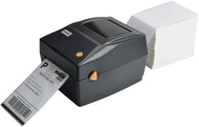 img 1 attached to 🖨️ FungLam Commercial Grade 4x6 Thermal Label Printer for Amazon, Ebay, Etsy, Shopify, UPS, FedEx - Windows Compatible, Roll & Fanfold, Direct Thermal Printer for Shipping Labels