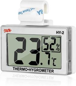 img 2 attached to 🦎 Reptile Tank Thermometer Hygrometer Sensor - Digital Temperature and Humidity Gauges for Reptiles - Perfect for Terrariums and Reptile Tanks - Includes Hook
