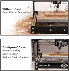 img 2 attached to 🔧 3018-SE V2 Desktop CNC Router Machine with Clear Enclosure, 3-Axis Engraving Milling for Wood, Acrylic, Plastics, Metal, Resin Carving, Arts & Crafts, DIY Design