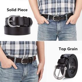 img 1 attached to Refined Leather Essentials for Men: Solid Piece Casual Everyday Accessories