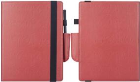 img 4 attached to KuRoKo Book Folio Case Cover With Hand Strap And Pen Holder For Remarkable 2 10 Tablet Accessories