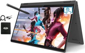 img 4 attached to 💻 Ноутбук Lenovo Flex 5 14" FHD 2 в 1 для бизнеса с сенсорным экраном | AMD Ryzen 5 4500U | 16 ГБ оперативной памяти | 512 ГБ NVMe SSD | Цифровой стилус | Windows 10 - В комплекте аксессуары Ghost Manta