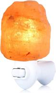 🔌 pursalt himalayan salt lamp night light plug in: 360° rotatable wall plug | 2 replacement bulbs | bathroom & bedroom night light | pink crystal rock salt hand crafted | perfect gift логотип