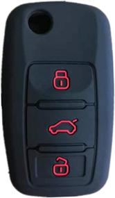 img 3 attached to 🔑 KAWIHEN Silicone Key Fob Cover - Compatible with Volkswagen Beetle Golf Jetta Passat HLO1J0959753AM HLO1J0959753D NBG735868T NBG 735868T