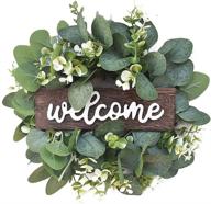 eucalyptus welcome wreaths seasons outdoor logo