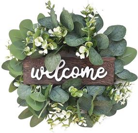 img 4 attached to Eucalyptus Welcome Wreaths Seasons Outdoor