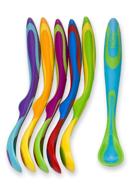 🥄 nuby fun feeding spoons: 6 piece set for a joyful mealtime experience logo