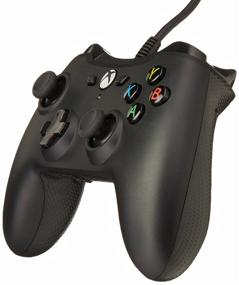 img 2 attached to Amazon Basics Xbox One Wired Controller - Improved Version 2, 9.8ft USB Cable - Black