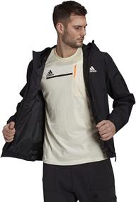 img 4 attached to Adidas Outdoor 3 Stripes RAIN RDY Jacket Sports & Fitness