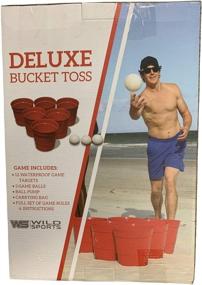 img 2 attached to 🎯 Deluxe Bucket Toss Pong Game for Wild Sports