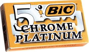 img 3 attached to 💥 Efficient Shaving with BIC Chrome Platinum Razor Blades: 20 Packs of 5 Disposable Single Blades