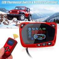 maso 12v/24v air parking heater remote controller with lcd switch - red logo