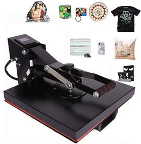 img 4 attached to 🔥 CO-Z 15x15 Inch Heat Press Machine Platen for Sublimation T-Shirt Transfers and More: Clothes, Mousepad, Phone Case, Tote Bag, Pillow Case, Coasters, Puzzles, Ceramic Tiles