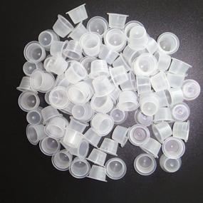 img 3 attached to 💉 Ink Caps - New Star Tattoo: 1000pcs Medium 13mm Disposable Tattoo Ink Caps - Premium Tattoo Supplies